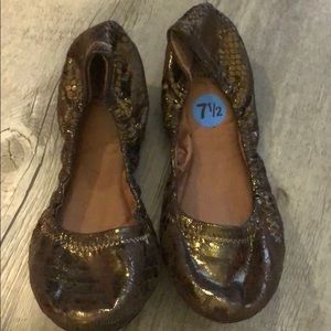 Lucky brand sequin flats